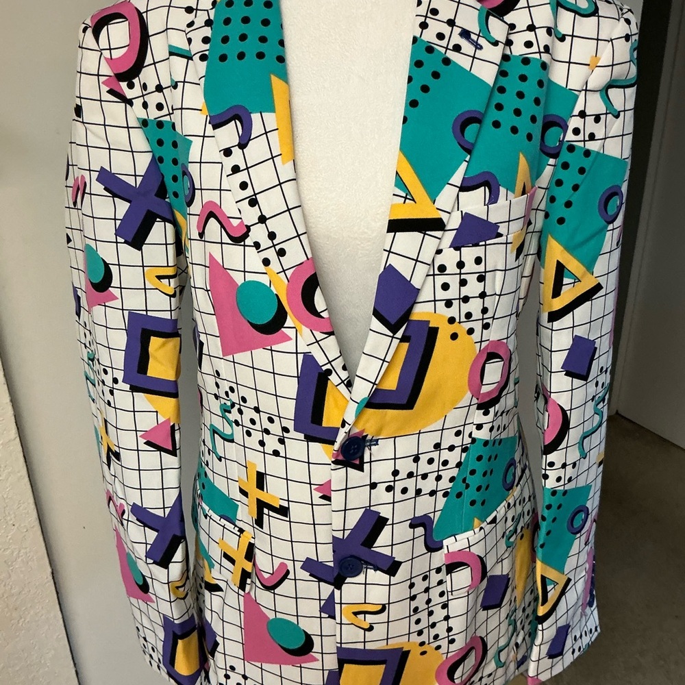 Opposuits Multicolor Patterned Blazer - image 1